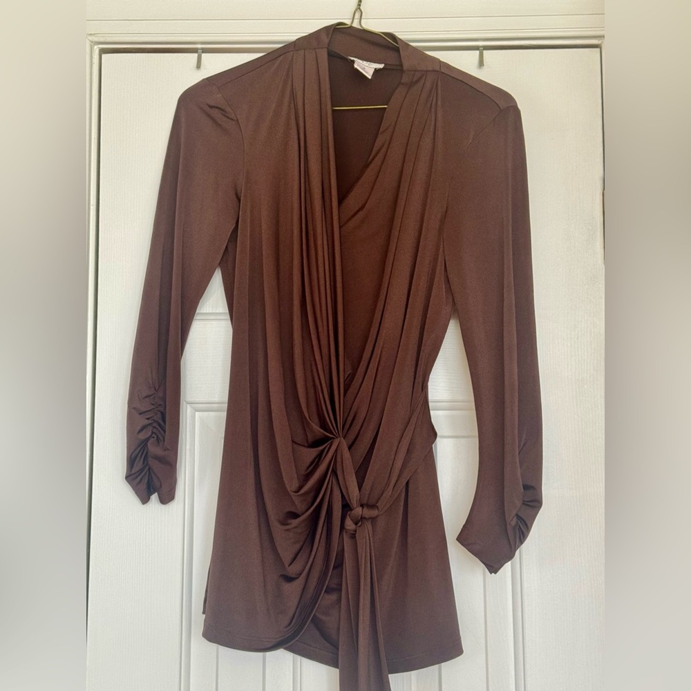 Women’s Cache’ wrap blouse